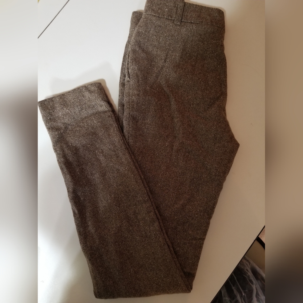 Wilfred Aritzia Brown Wool Blend Tailored Trousers M